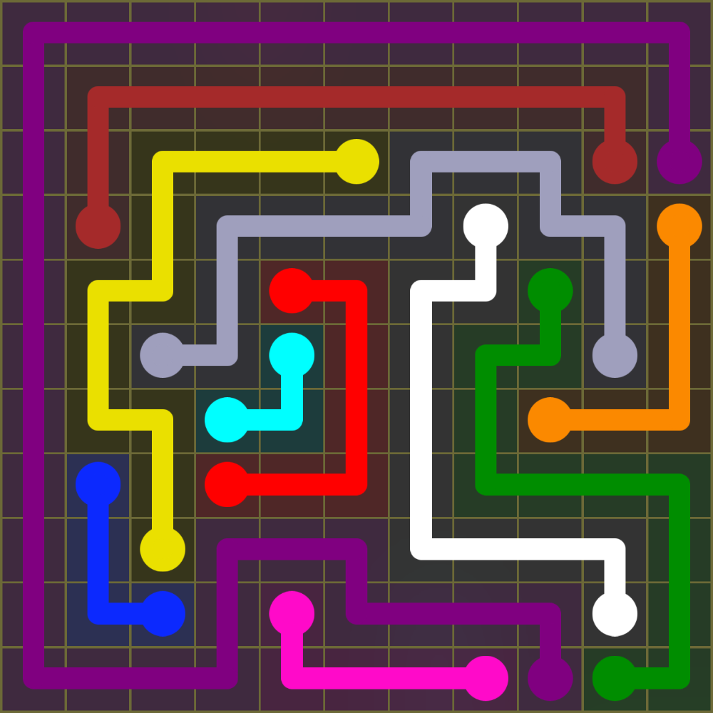 Flow Free 1449 Solution