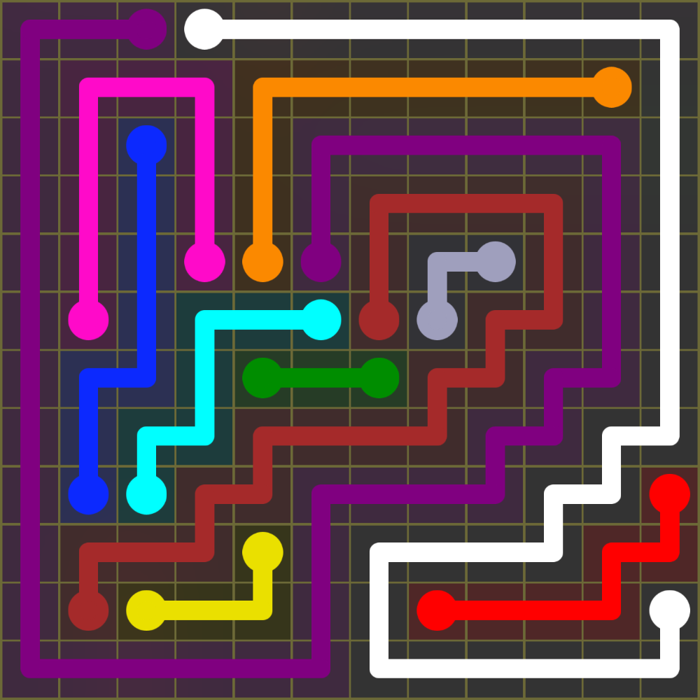 Flow Free 1617 Solution