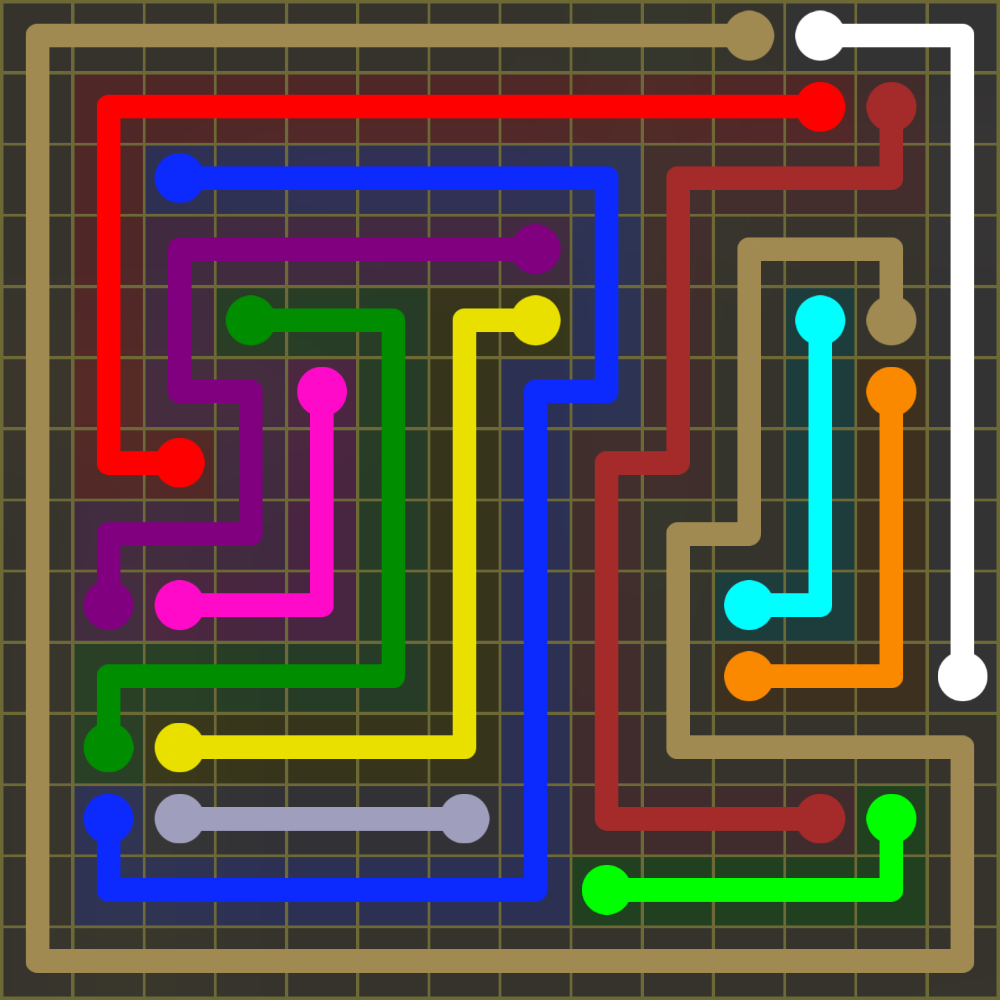 Flow Free 1923 Solution