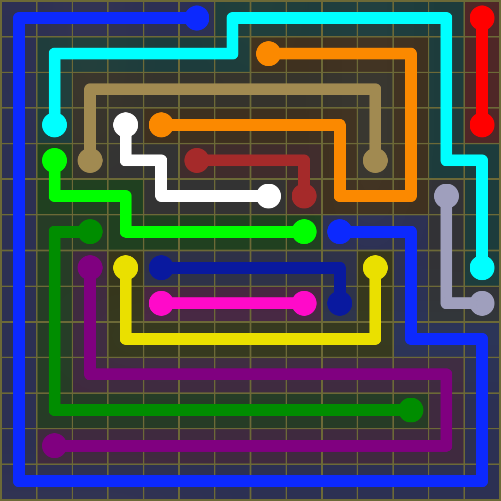 Flow Free 1926 Solution