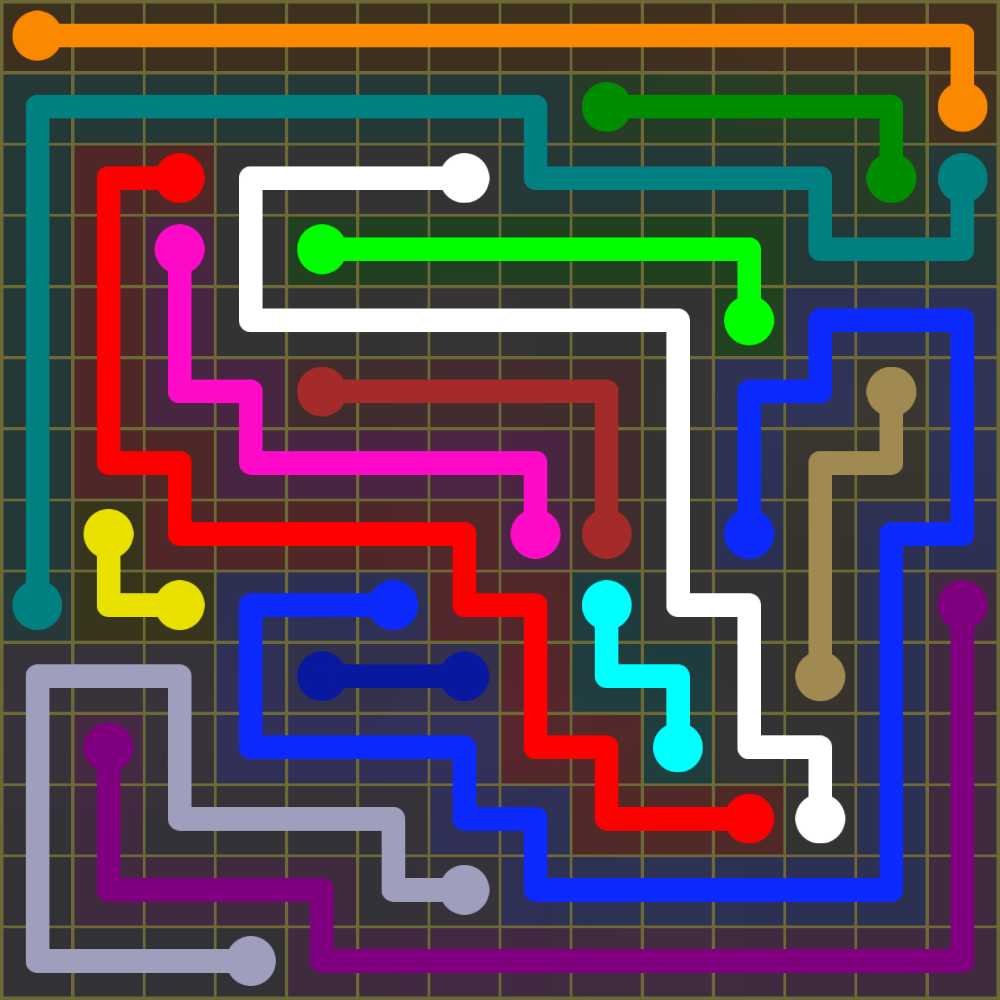Flow Free 1927 Solution