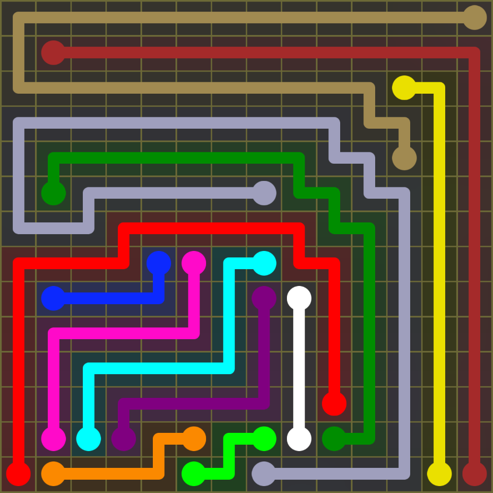 Flow Free 1930 Solution