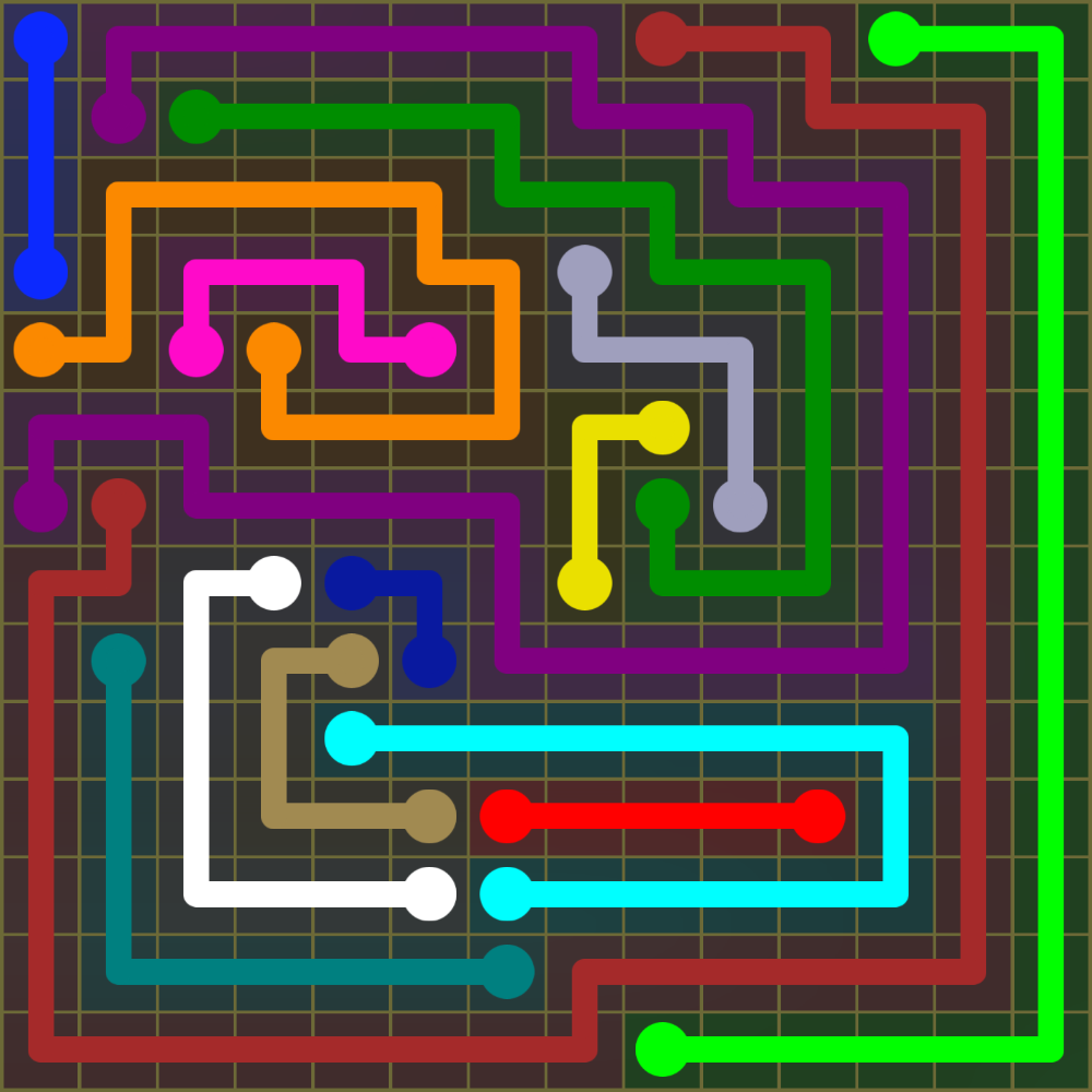 Flow Free 1931 Solution