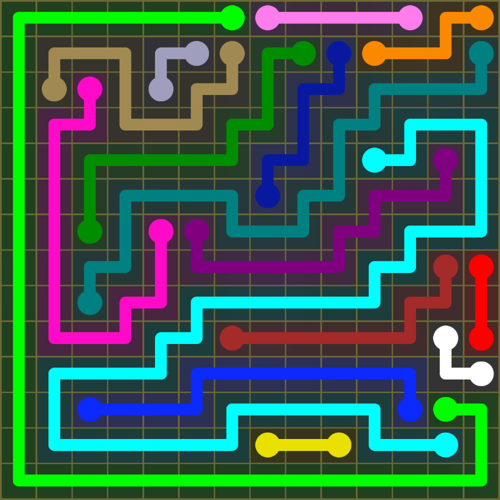 Flow Free 1932 Solution