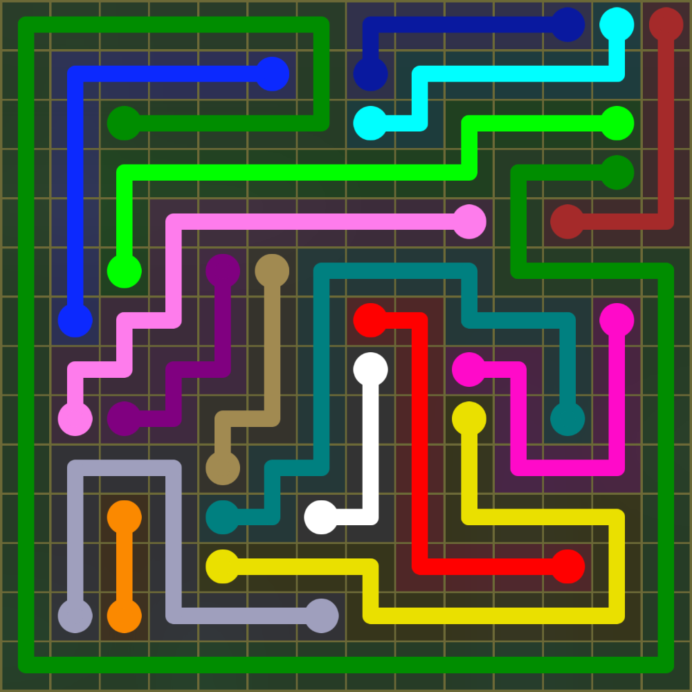 Flow Free 1933 Solution