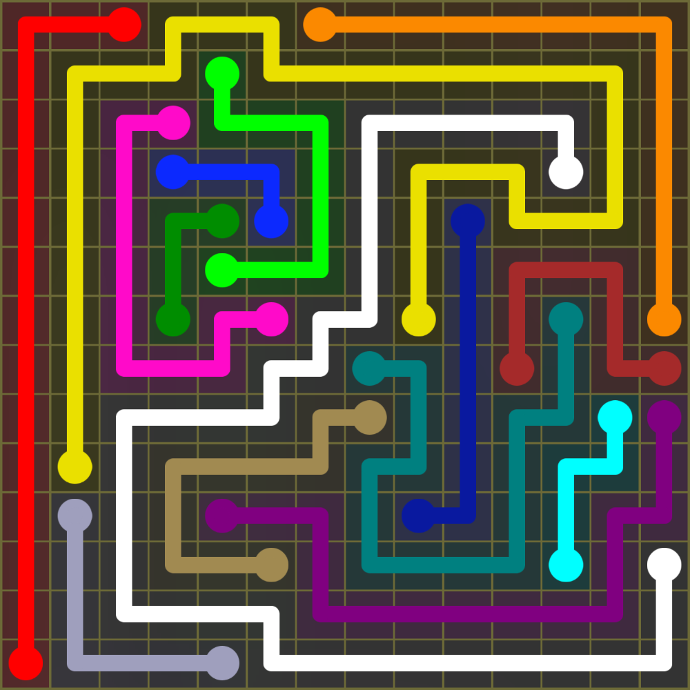 Flow Free 1942 Solution