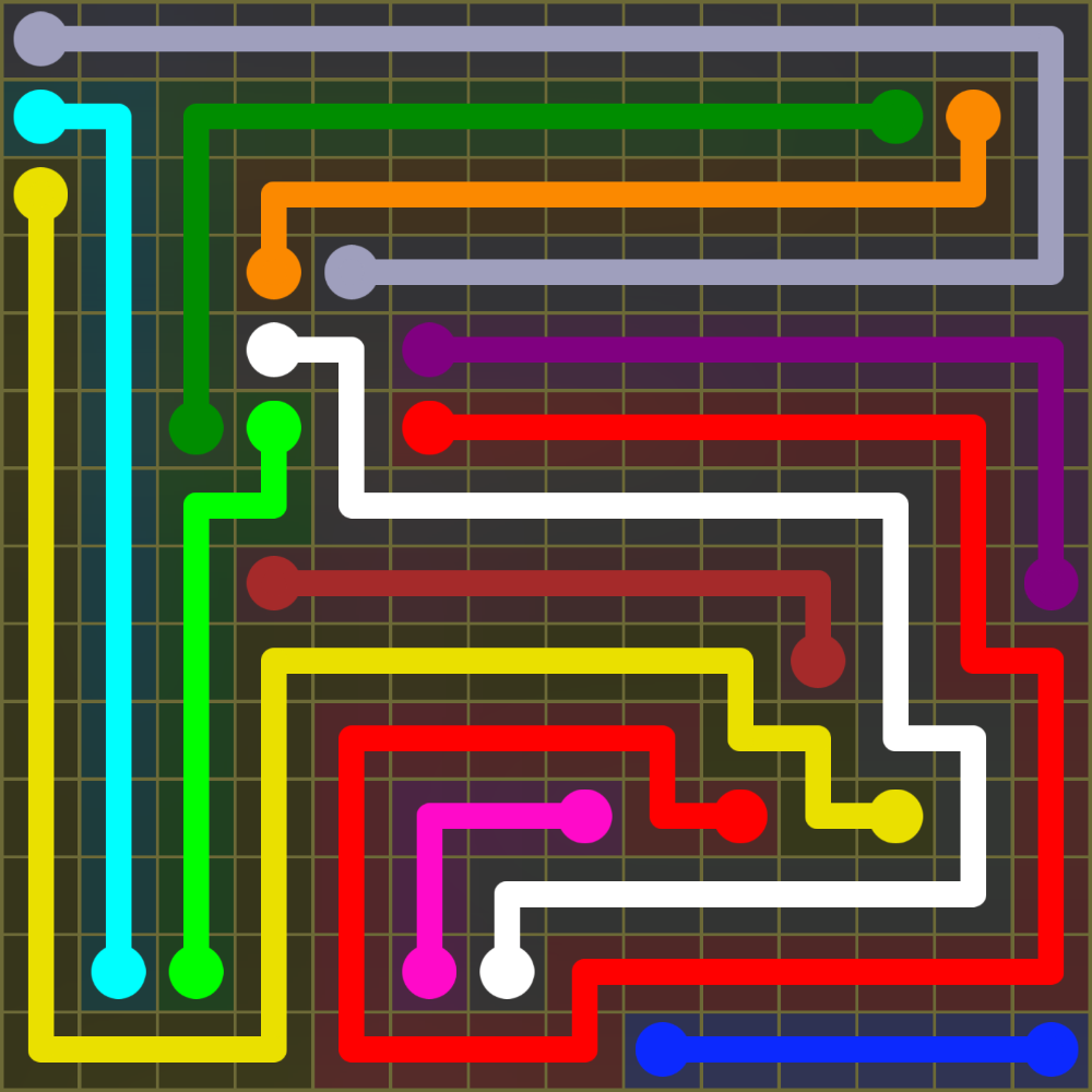 Flow Free 1944 Solution