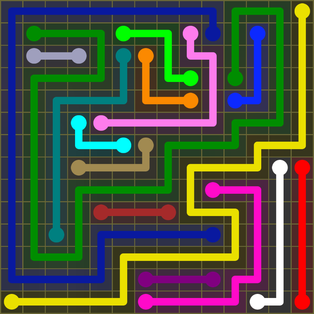 Flow Free 1945 Solution