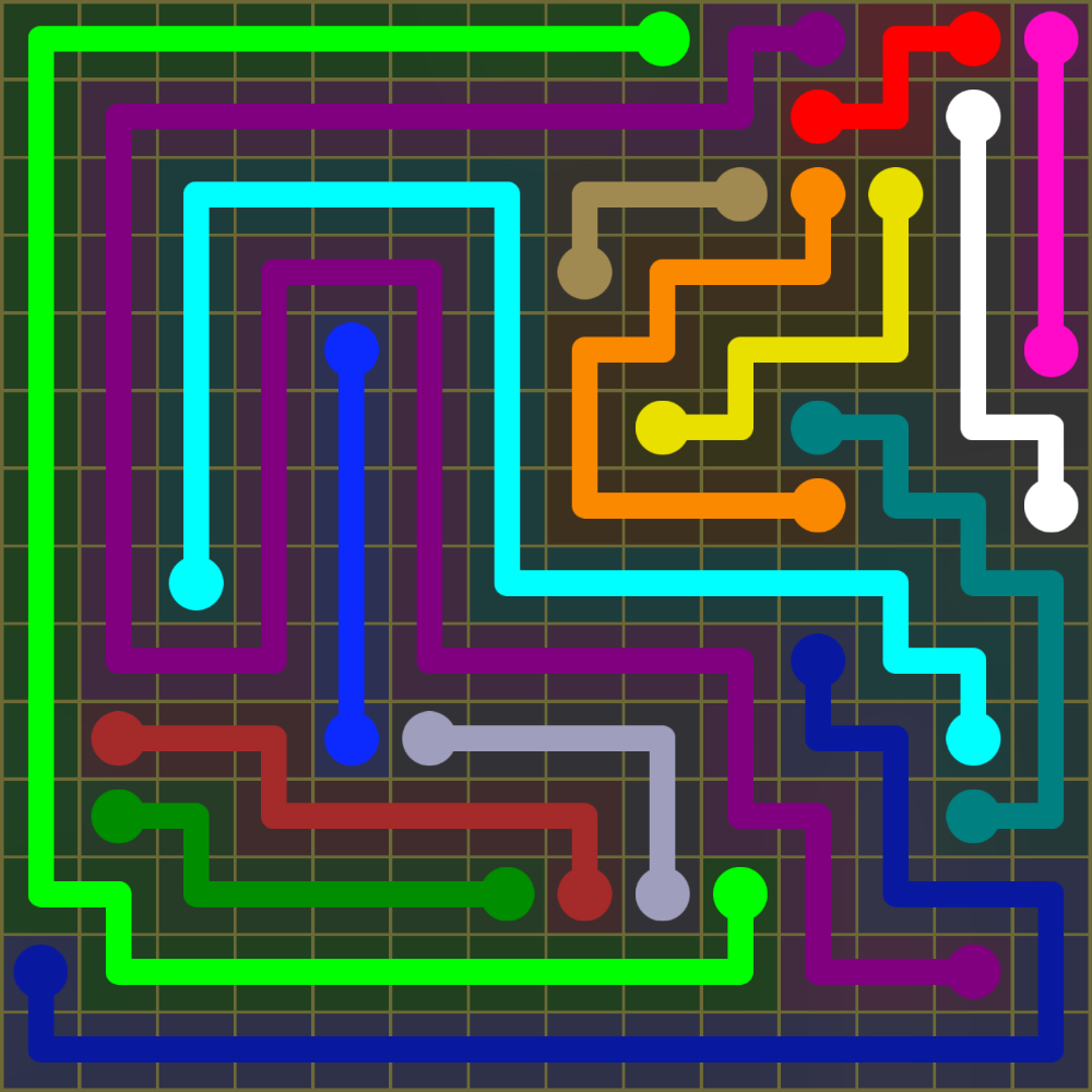 Flow Free 1946 Solution