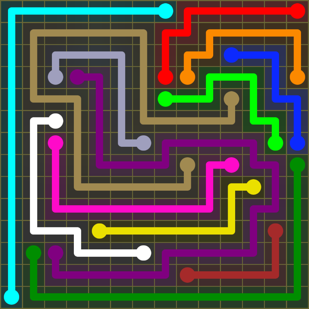 Flow Free 1948 Solution