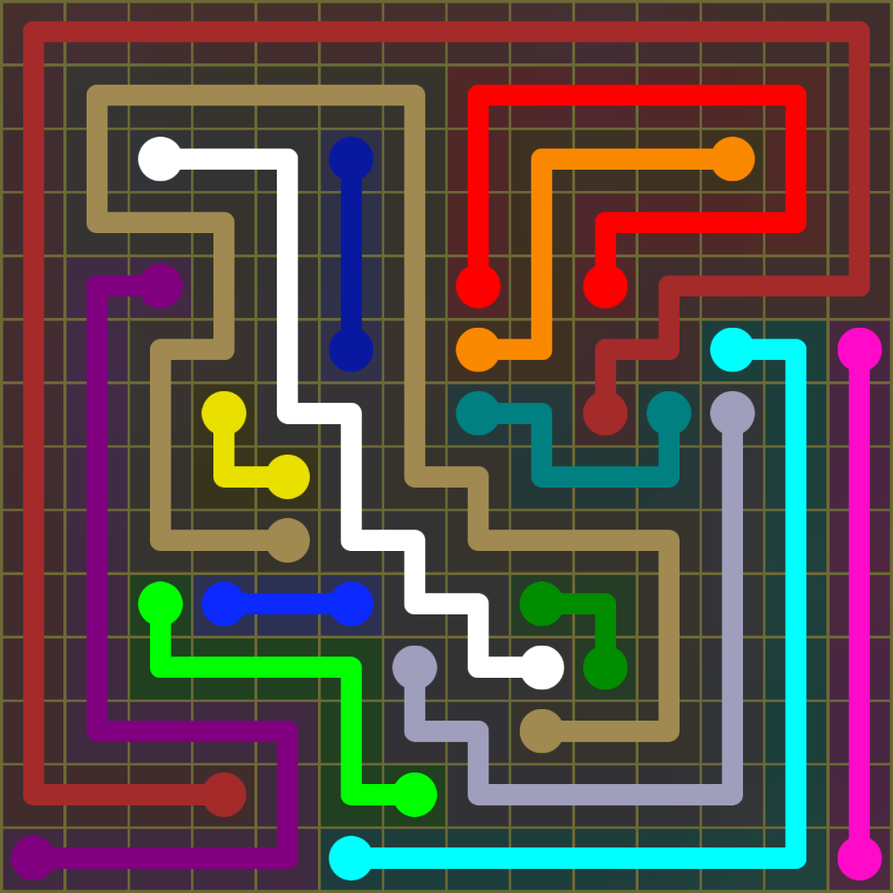 Flow Free 1835 Solution