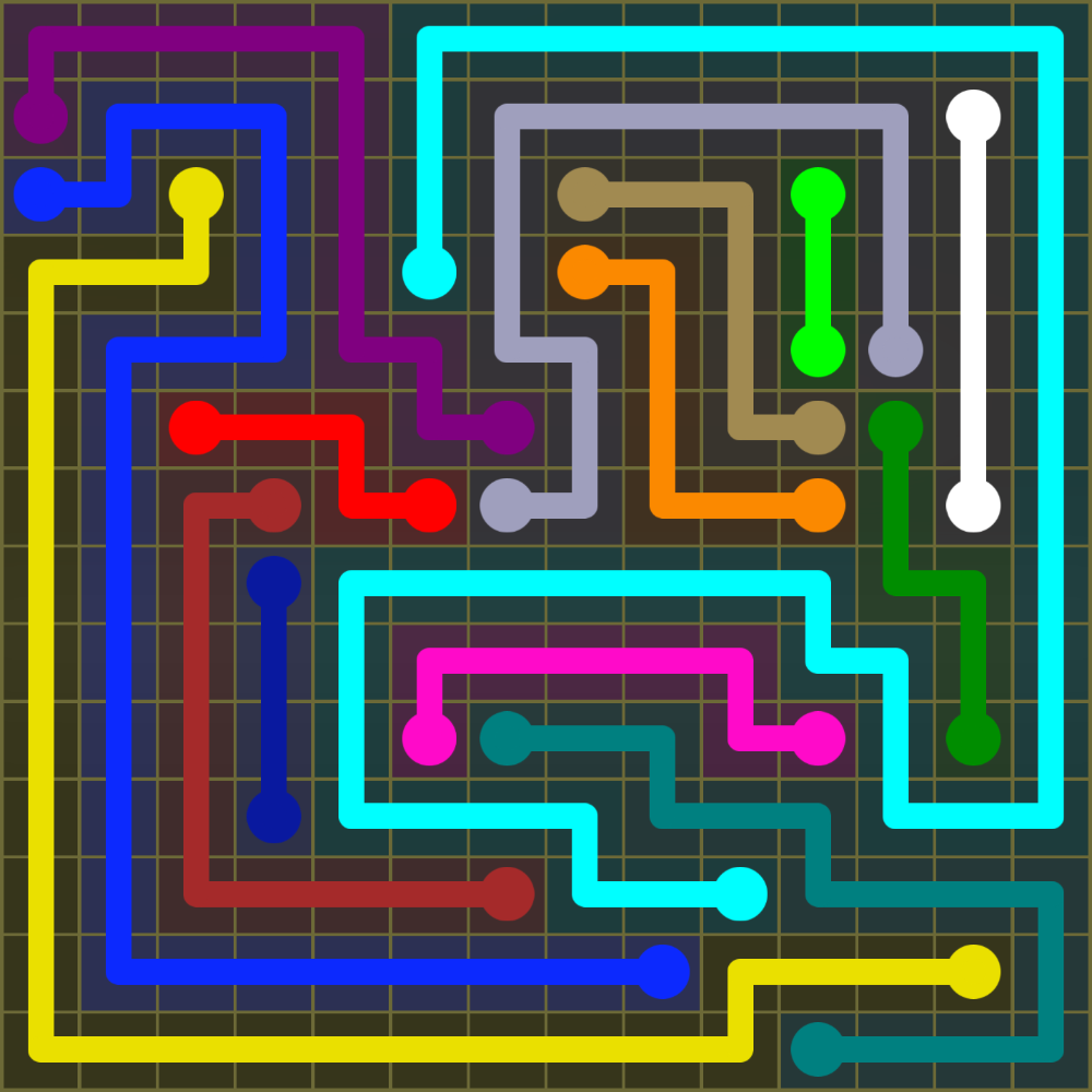 Flow Free 1847 Solution