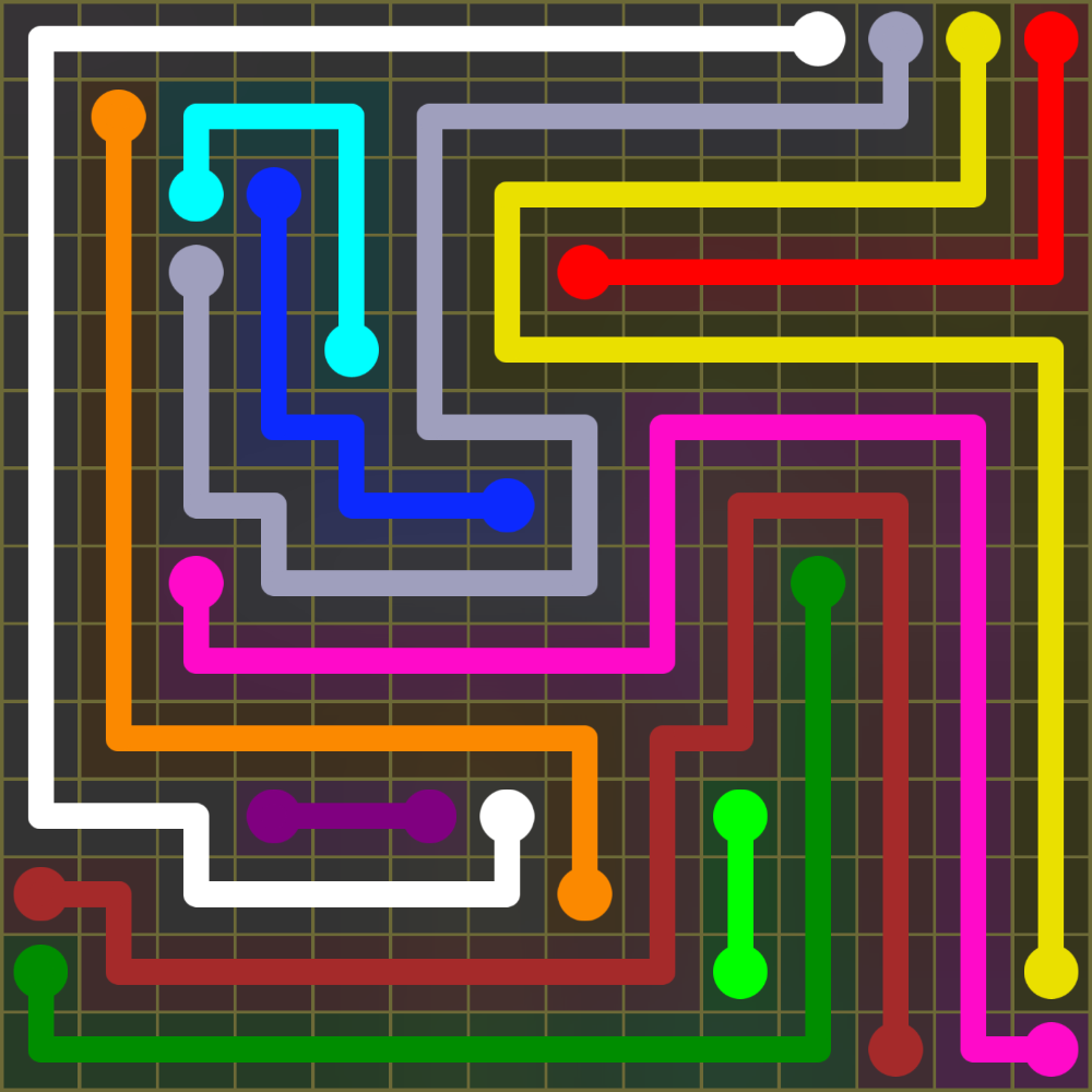 Flow Free 1857 Solution