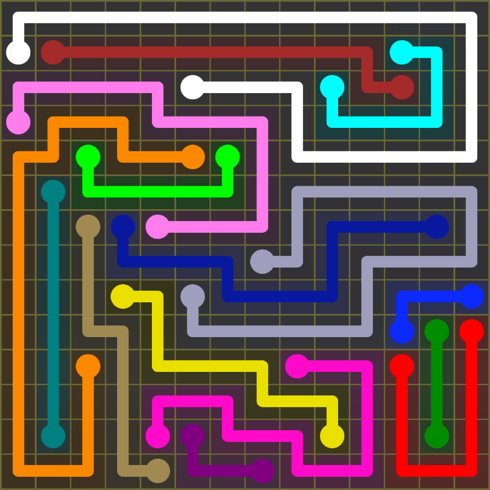 Flow Free 1873 Solution