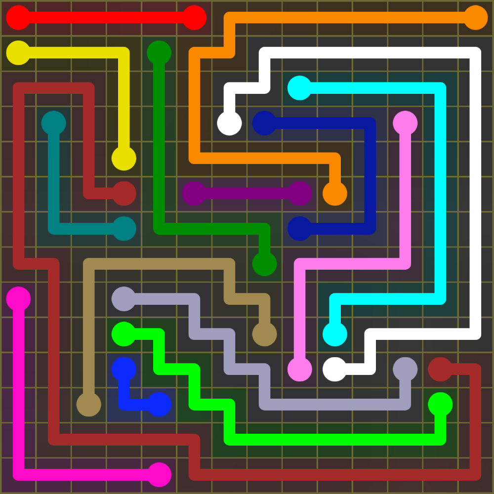 Flow Free 1877 Solution
