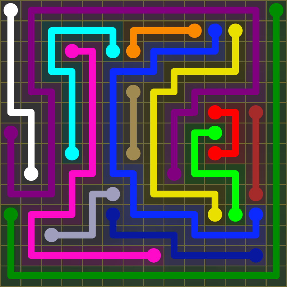 Flow Free 1881 Solution