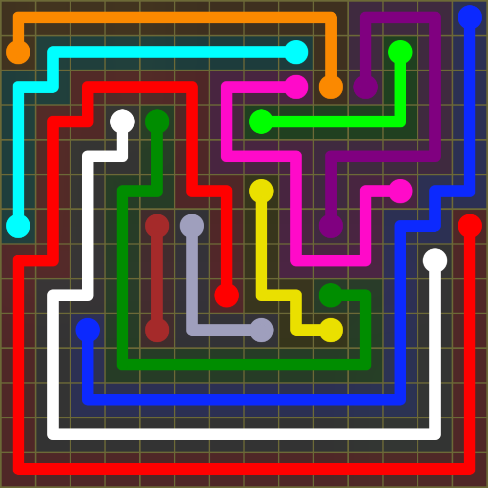 Flow Free 1904 Solution