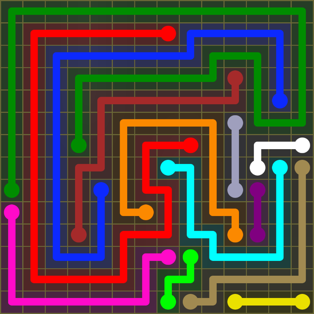 Flow Free 1905 Solution