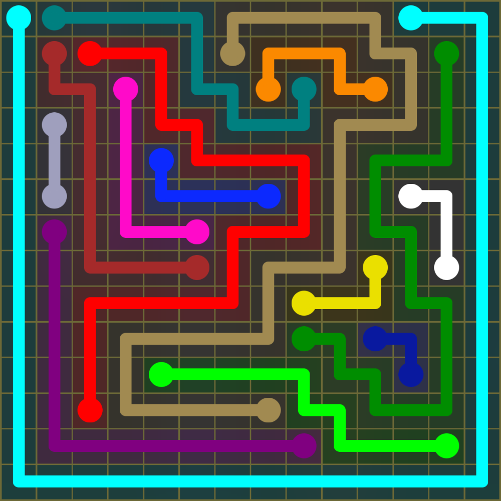 Flow Free 1906 Solution