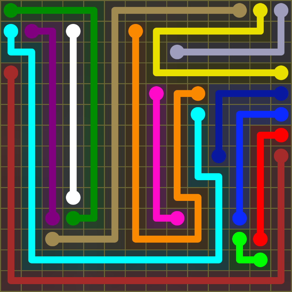 Flow Free 1911 Solution
