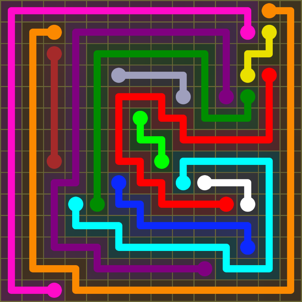 Flow Free 1914 Solution