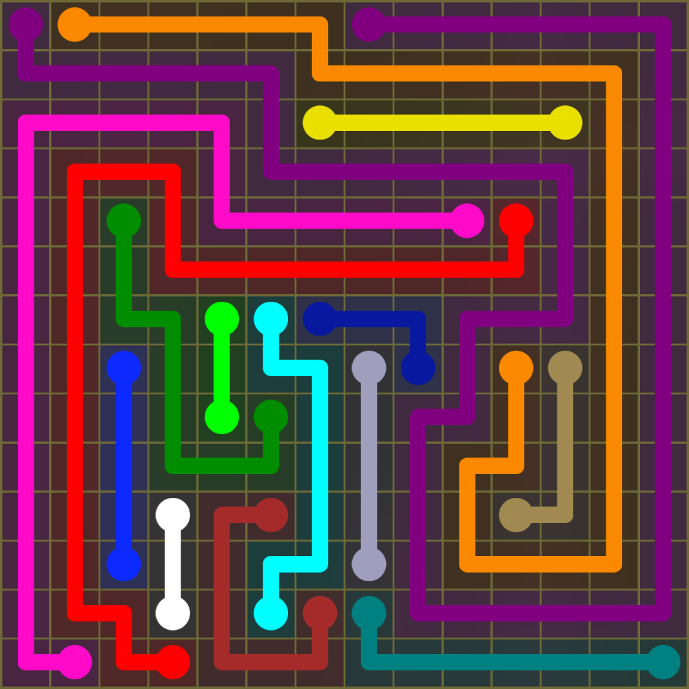 Flow Free 1917 Solution