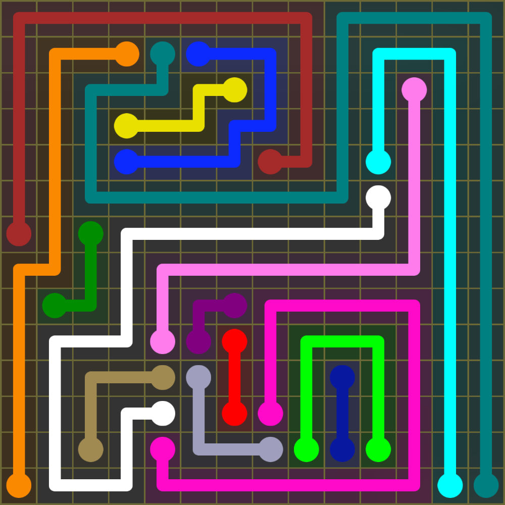Flow Free 1891 Solution