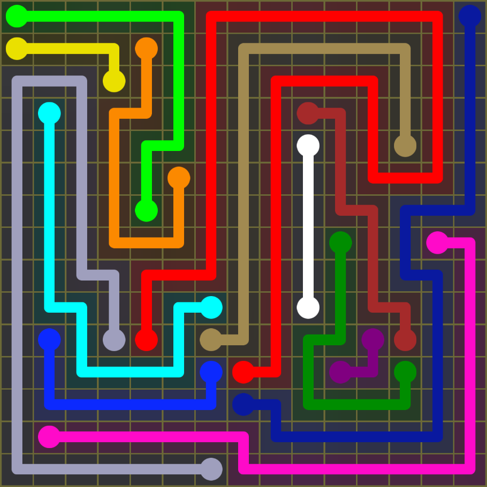 Flow Free 2055 Solution
