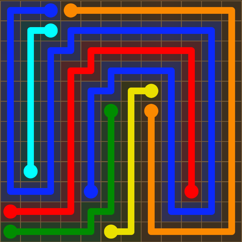 Flow Free 5651 Solution