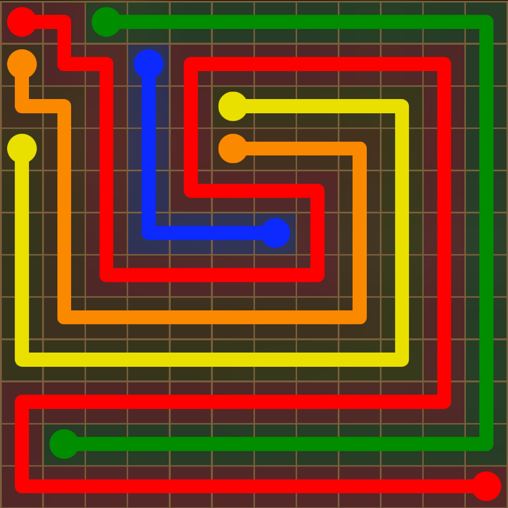 Flow Free 5587 Solution