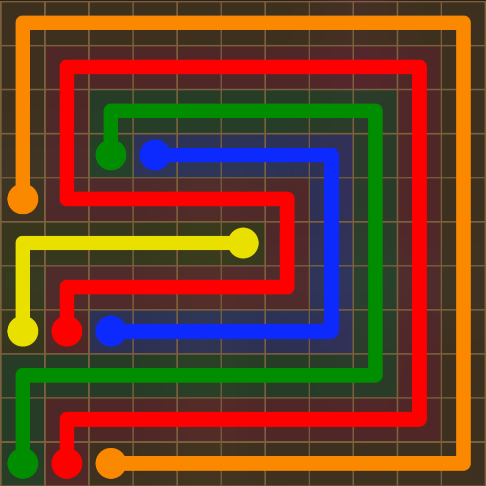 Flow Free 5608 Solution