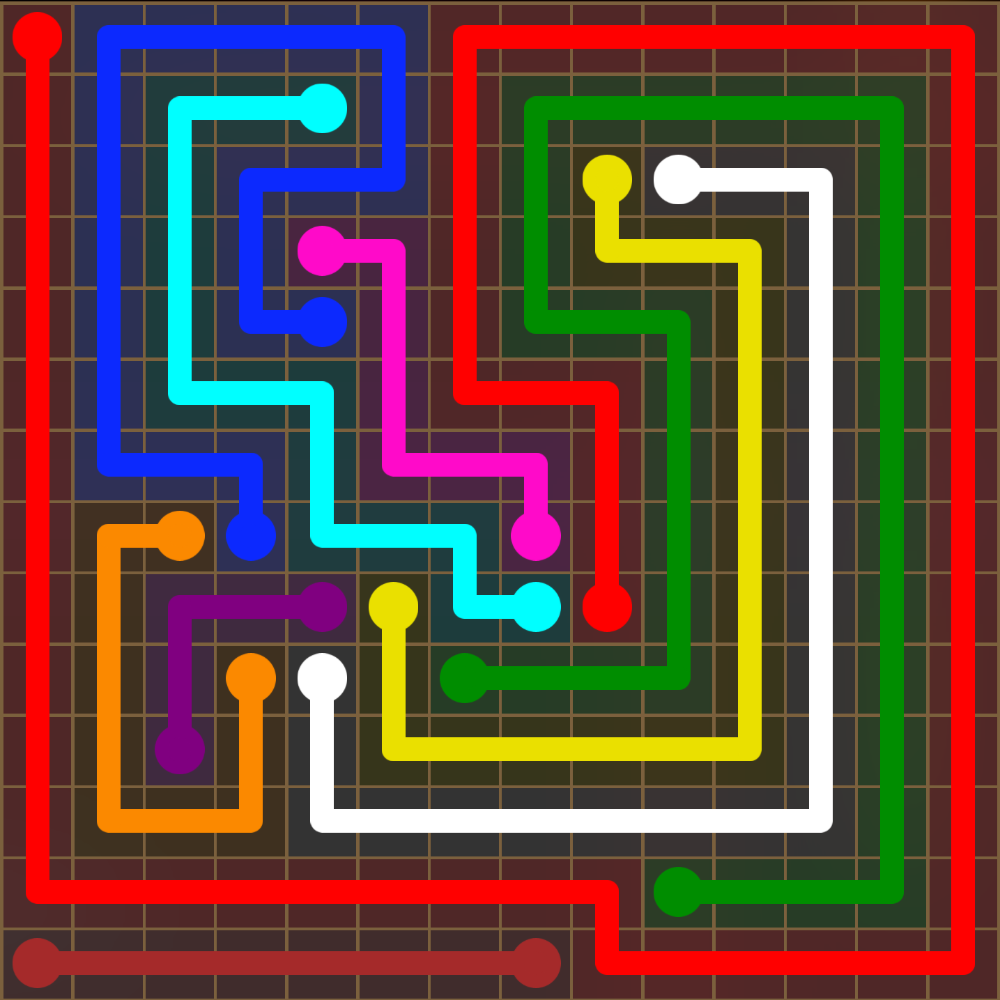 Flow Free 5629 Solution