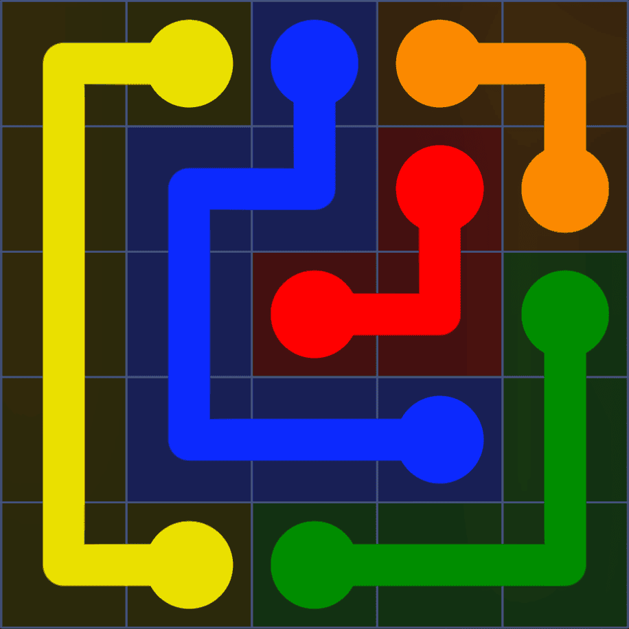 Flow Free 9289 Solution