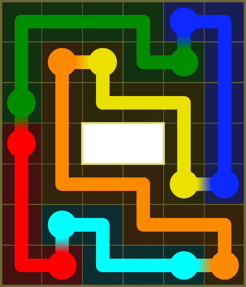 Flow Free 7542 Solution