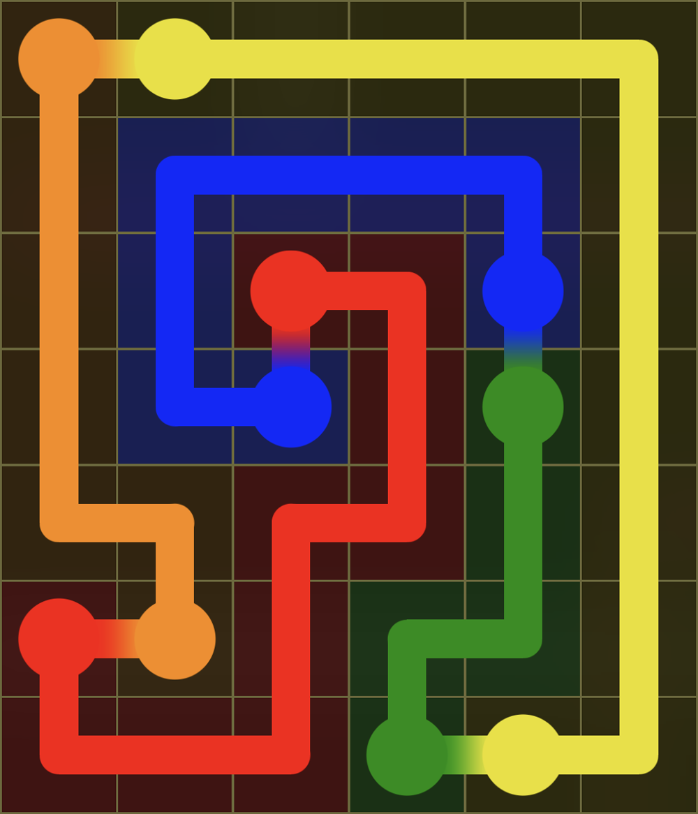 Flow Free 7691 Solution