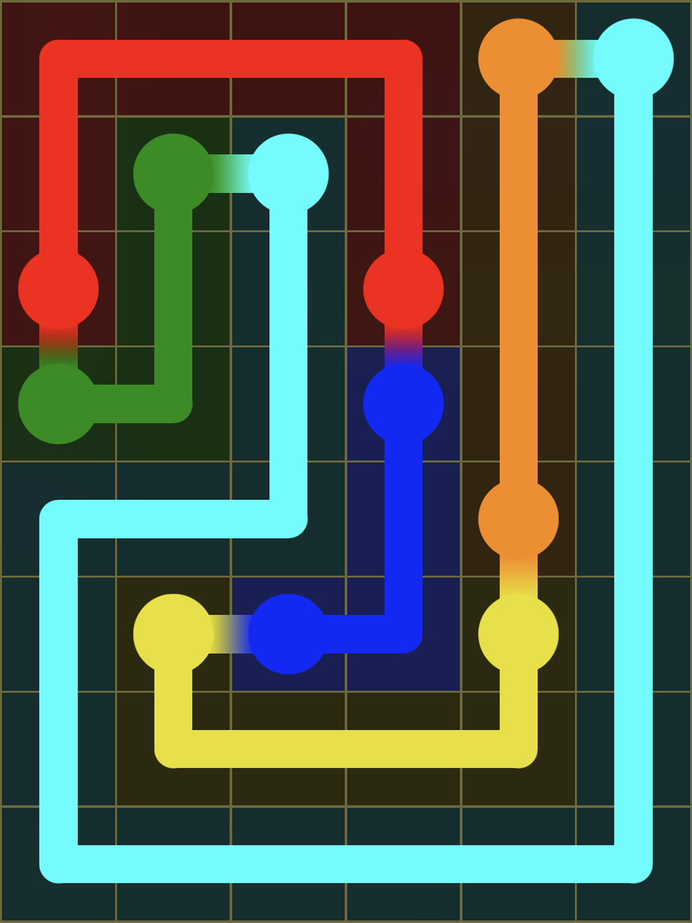 Flow Free 7724 Solution