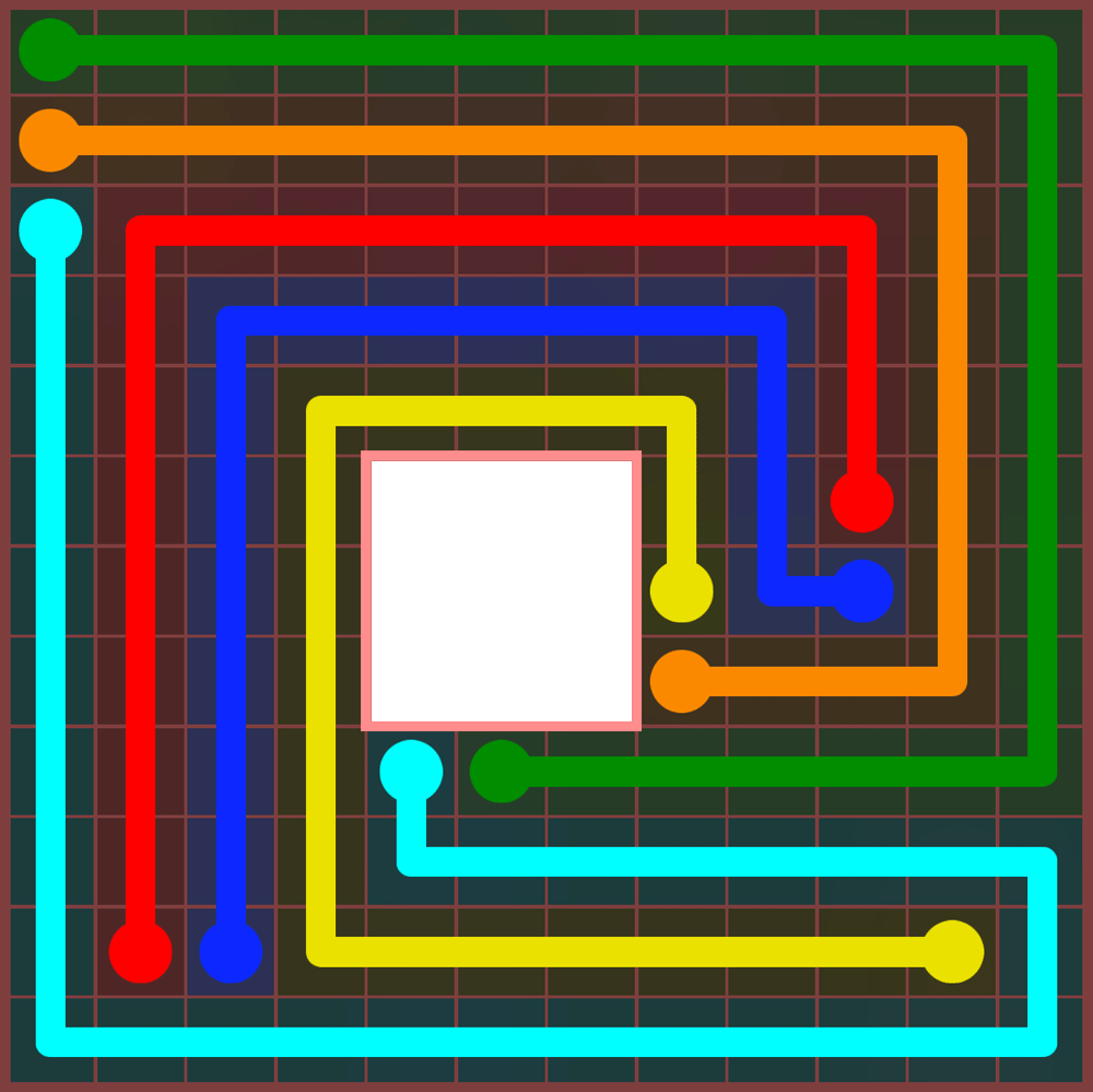 Flow Free 4163 Solution