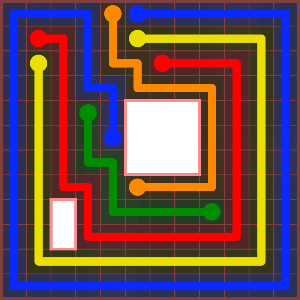 Flow Free 4165 Solution