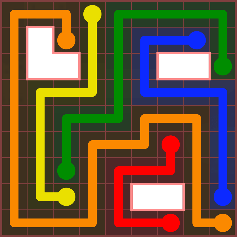 Flow Free 4058 Solution