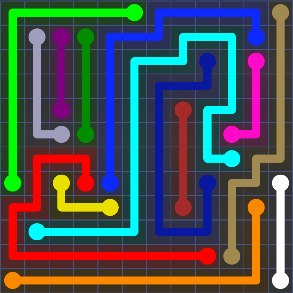 Flow Free 2335 Solution