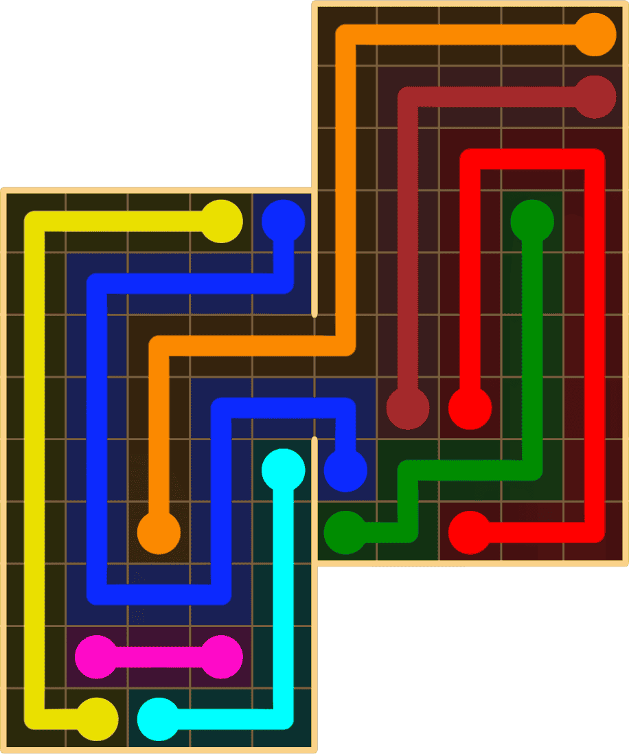Flow Free 8825 Solution