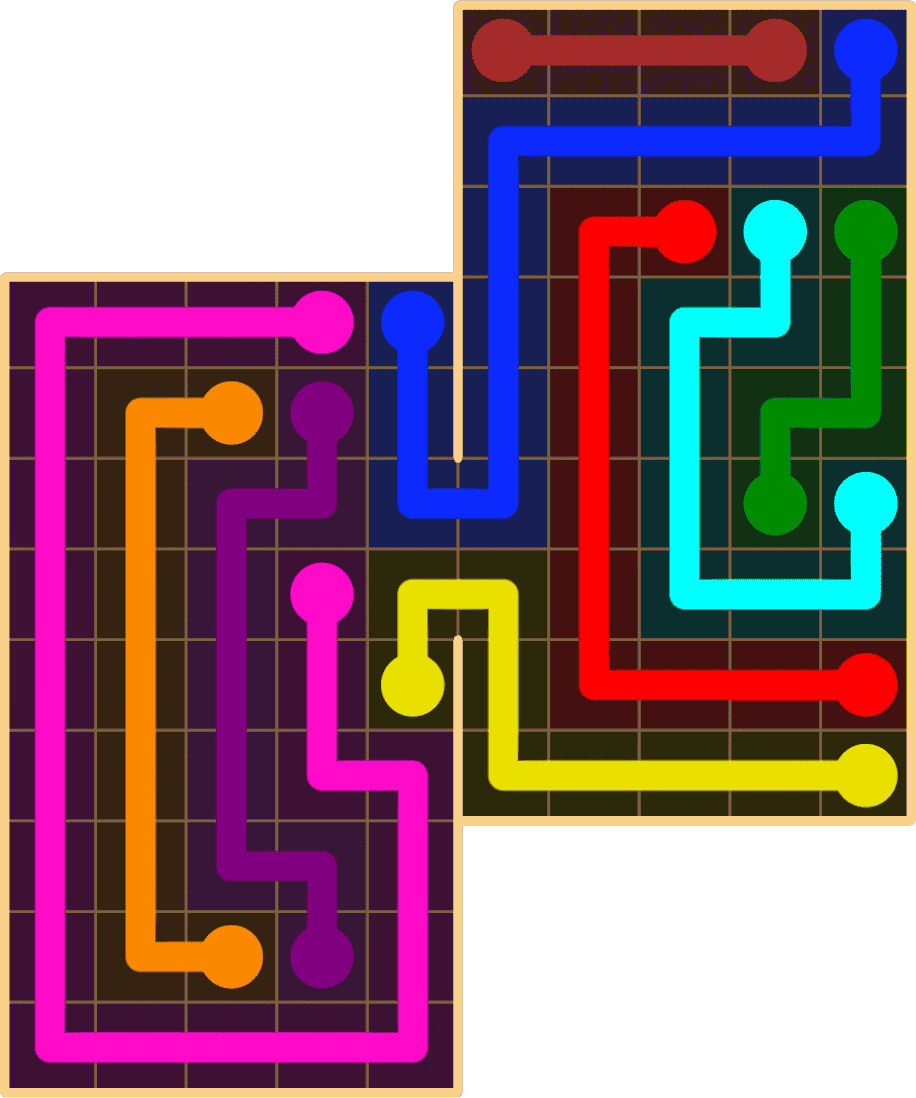 Flow Free 8828 Solution