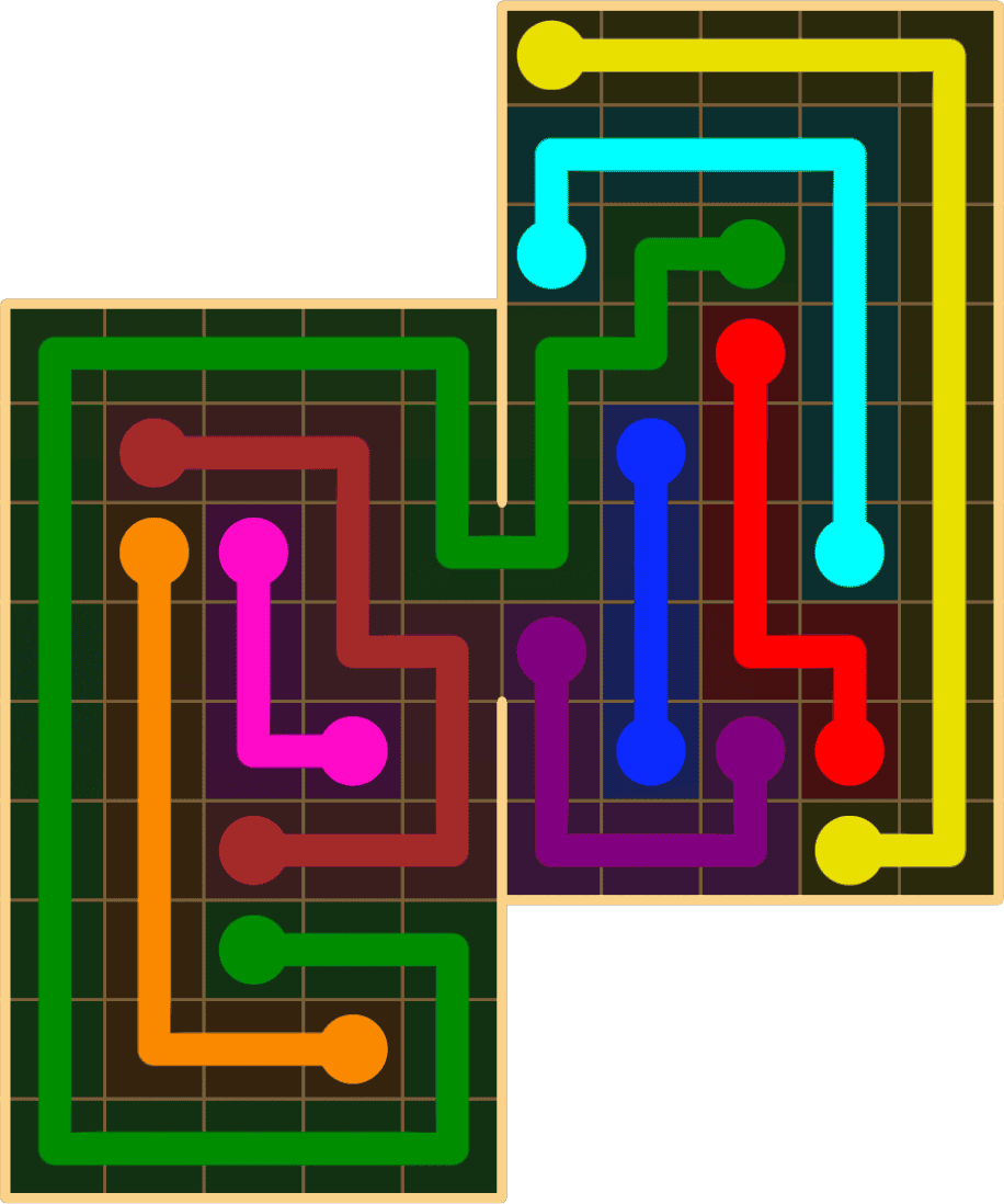 Flow Free 8829 Solution