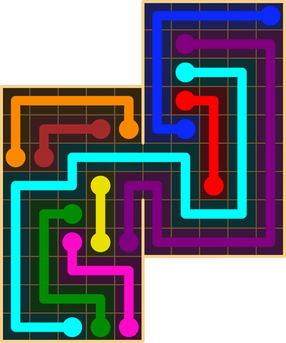 Flow Free 8830 Solution