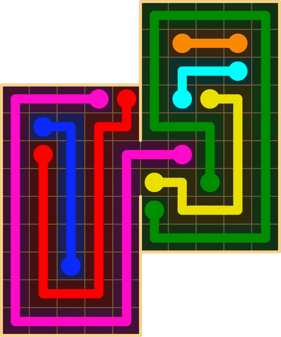 Flow Free 8834 Solution