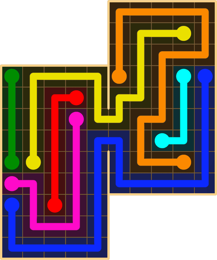 Flow Free 8835 Solution