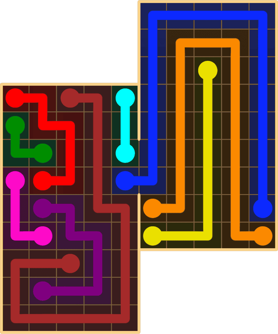 Flow Free 8836 Solution