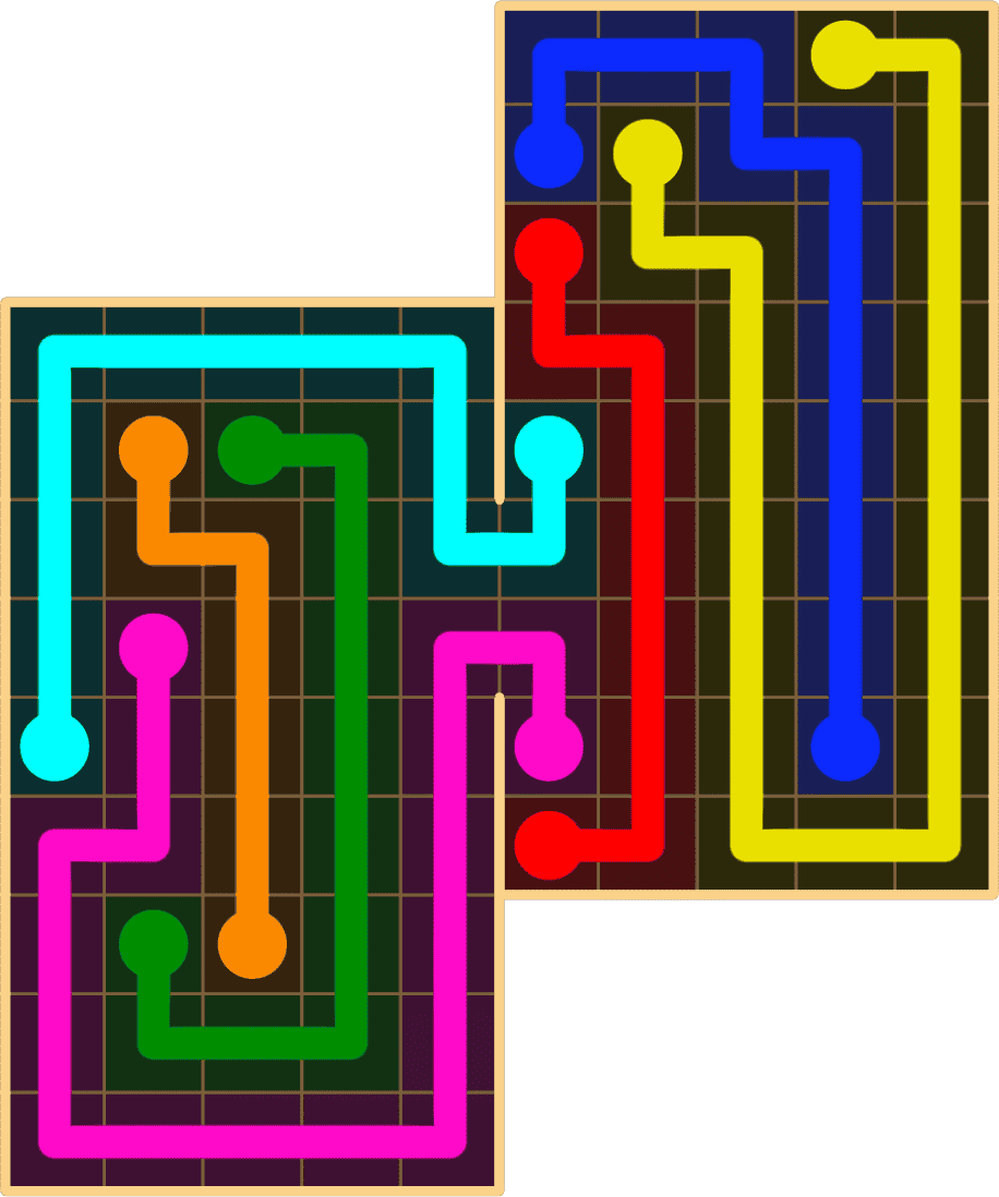 Flow Free 8838 Solution