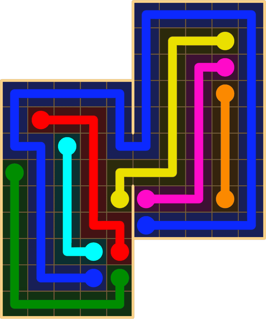 Flow Free 8845 Solution