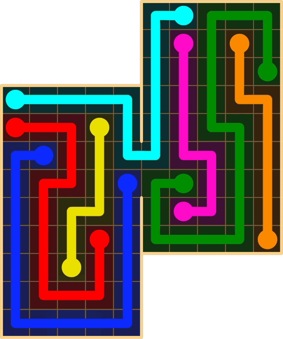 Flow Free 8848 Solution